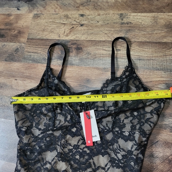 Popilush Black Lace V Neck Shapewear Tummy Control Bodysuit Size 3XL - Picture 8 of 10